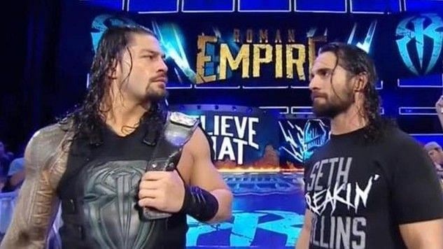 Roman Reigns and Seth Rollins