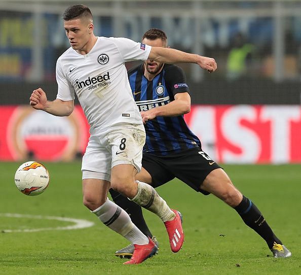 Eintracht Frankfurt&#039;s Luka Jovic