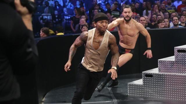 Lio Rush and Finn Balor