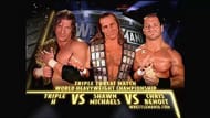Image result for chris benoit vs triple h vs shawn michaels