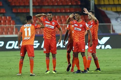 FC Pune City's (from left) Nikhil Poojari, Sarthak Golui and Ashique Kuruniyan are future Indian national team stars