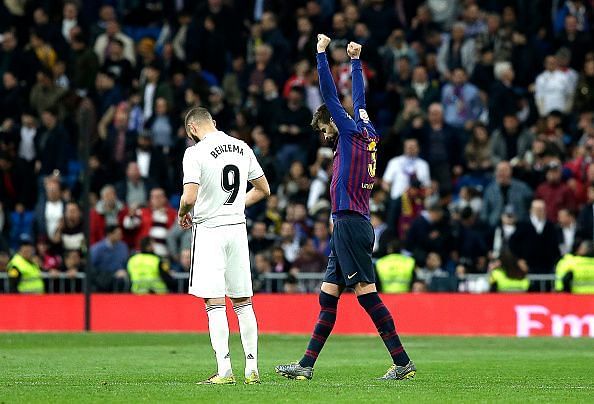 A picture sums it all up: Gerard Pique was brilliant on the night