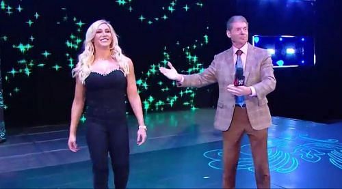 Charlotte and Vince McMahon