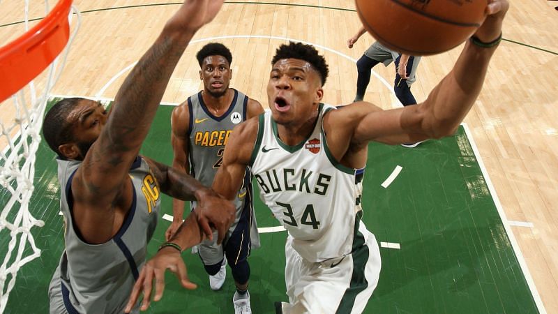 Giannis put together a strong double-double to help the Bucks past the Pacers Credit: Sky Sports