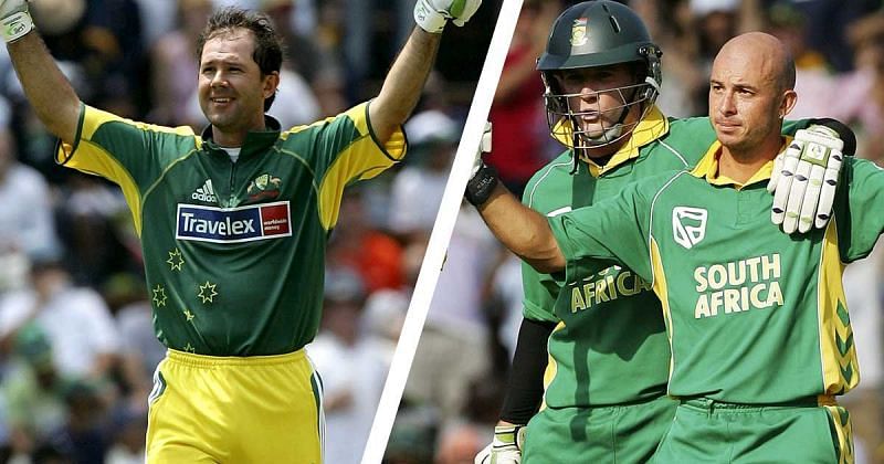 Ricky Ponting showed his class with 164, while Herschelle Gibbs overshadowed Ponting, with an exquisite 175 to guide his team to a world record chase
