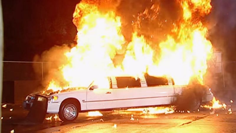 Vince McMahon &#039;died&#039; when his limo exploded on Raw in 2007.