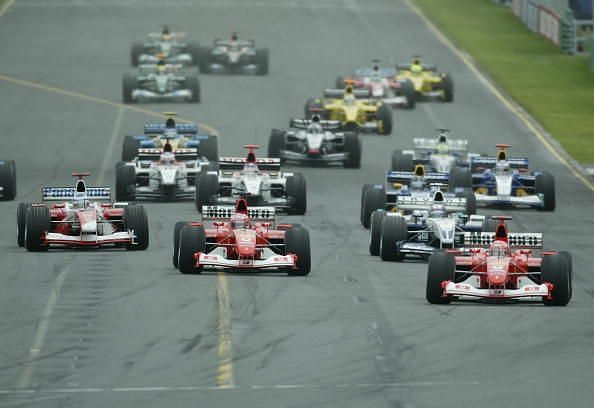 The 2003 Australian GP was one of the most eventful around Melbourne