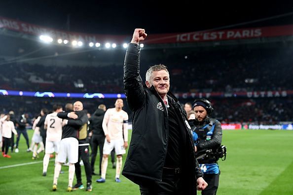 Ole successfully helped his side into the next round of the Champions League