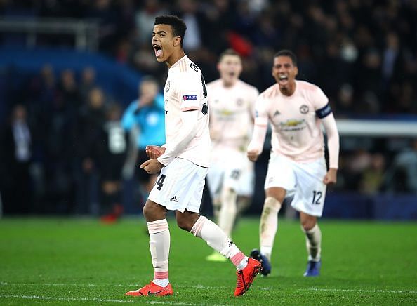 Mason Greenwood, 17, made his Manchester United debut against PSG
