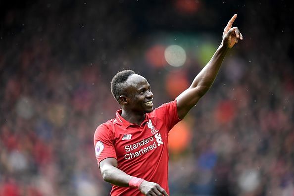 Sadio Mane is now the joint top-scorer for Liverpool alongside Mo Salah with 17 goals.