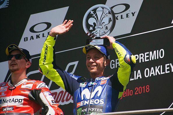 Valentino Rossi in his career has raced distance equivalent to the circumference of Earth