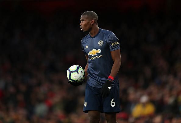 A disappointing display from Pogba