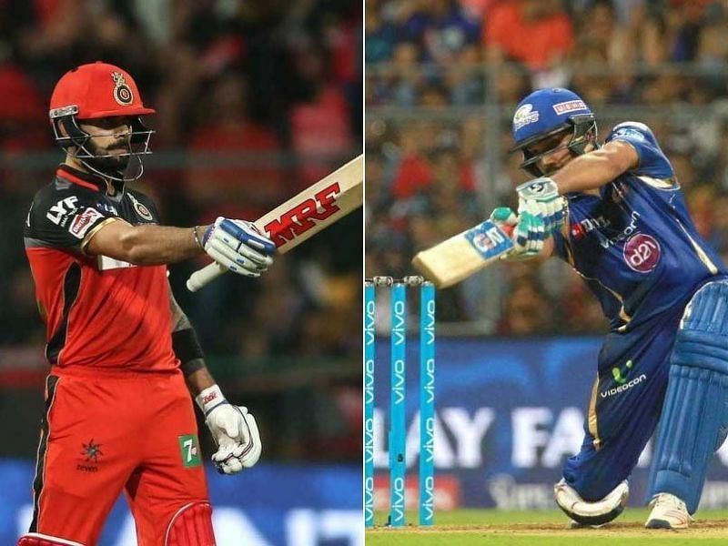 Rohit Sharma and Virat Kohli will be looking to claim their first win of the IPL this season.