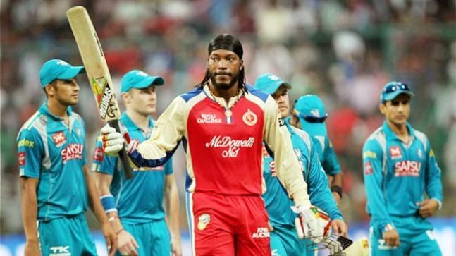 Gayle Smashed 175 against Pune