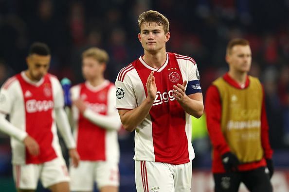 Ajax centre-back Matthijs de Ligt is rumoured to be moving to Manchester United