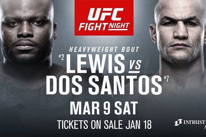 UFC Wichita: Lewis vs Dos Santos Matches Start time, Live streaming Info, TV Telecast, Channel Guide & How and Where to Watch in the US & UK