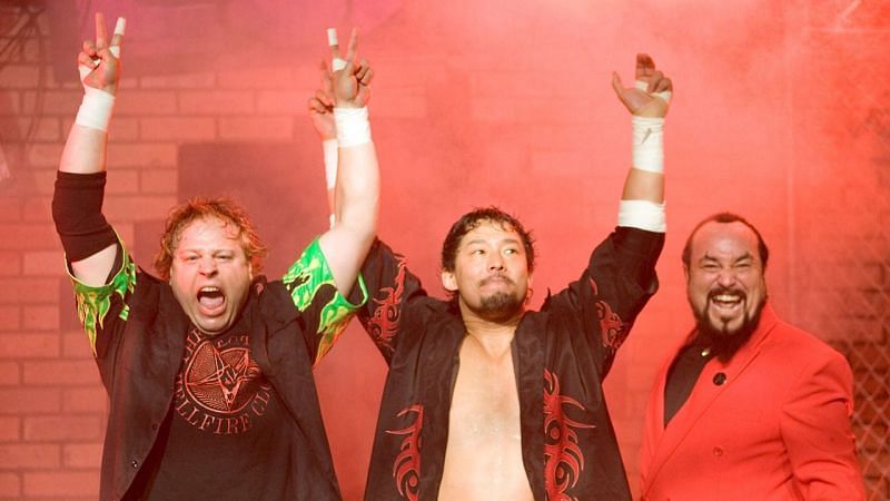 Mikey Whipreck (left) did have a one-off WWE appearance at ECW: One night stand