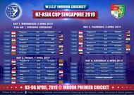 2019 New Zealand-Asia Cup Fixtures Schedule