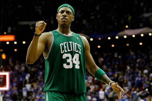 Paul Pierce led the Celtics to their 2008 NBA title.