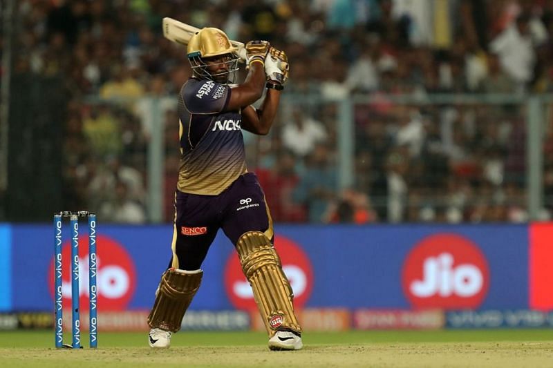Andre Russell&#039;s innings against Kings XI Punjab and Sunrisers Hyderabad highlighted his destructive capabilities. (Image courtesy: IPLT20/BCCI)