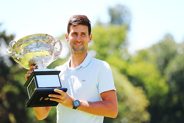 Djokovic is in seventh heaven as he lifts the Australian Open title for a record 7th time