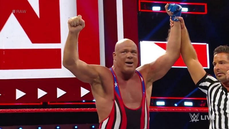 Angle defeated Chad Gable in one of his last matches
