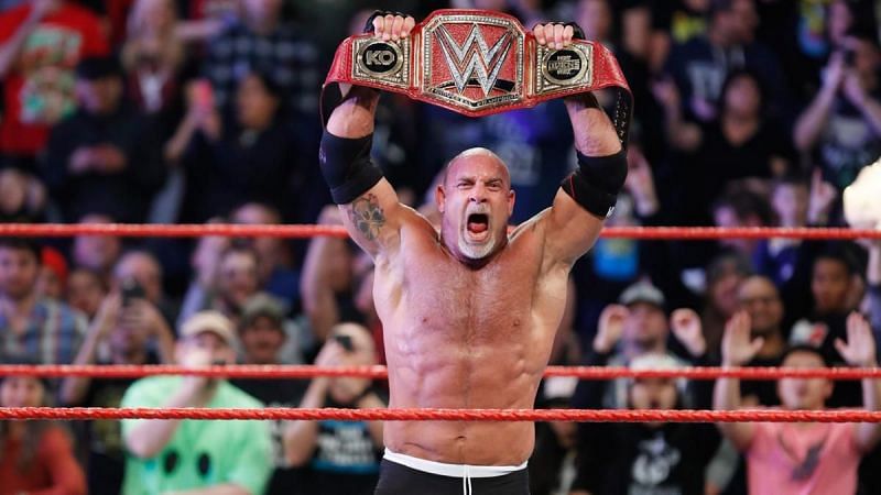 Goldberg won the title from Kevin Owens in 2017.