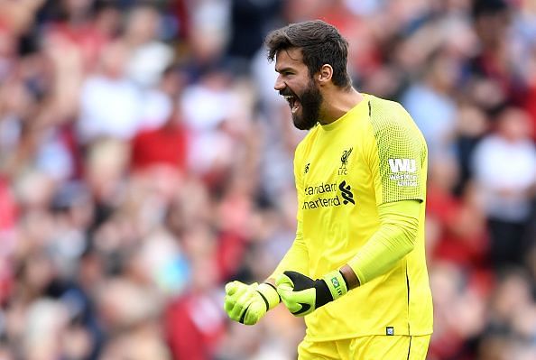 Alisson has managed the most clean sheets in his debut Premier League season