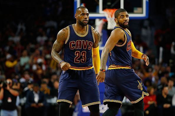 Kyrie and LeBron teamed up in Cleveland