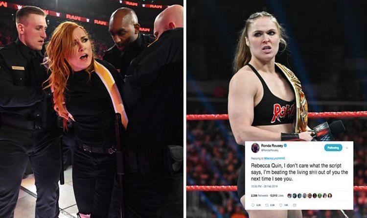 Becky Lynch and Ronda Rousey have taken their feud to social media, and it seems to have become personal.