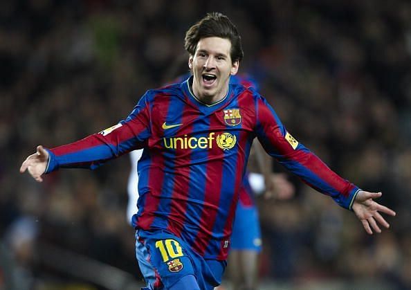 Lionel Messi for FC Barcelona in 2010