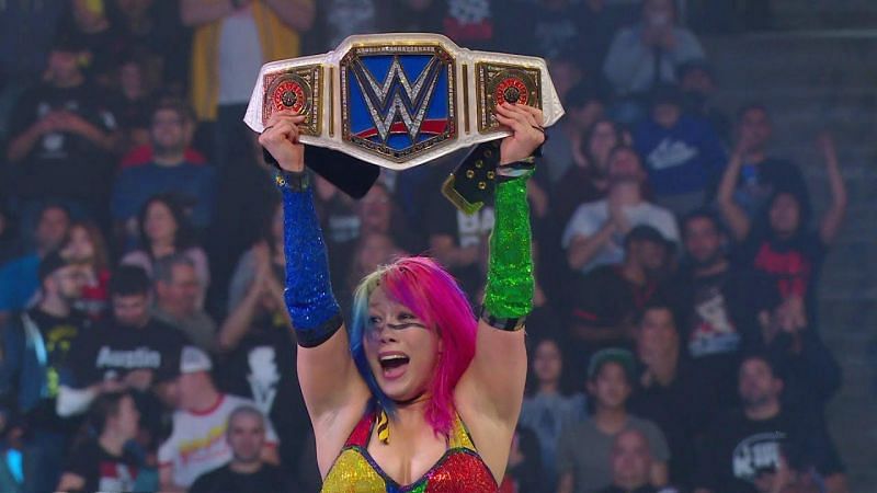 Asuka winning the SmackDown Women&#039;s Championship at TLC