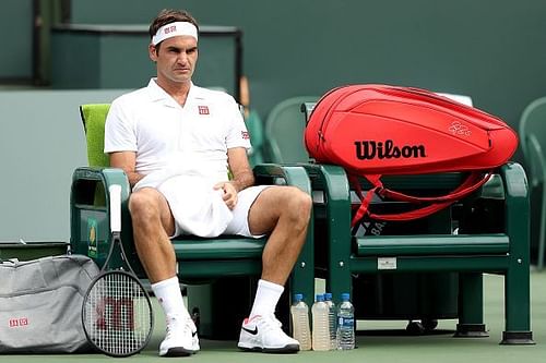 Federer won his first match 6-1 7-5 against PeterÂ Gojowczyk