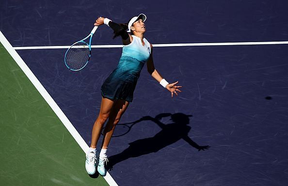 BNP Paribas Open: Muguruza holds back Bertens in tough three setter