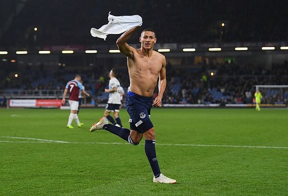 Richarlison is still learning how to play as a striker