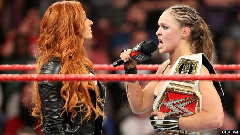 Becky Lynch and Ronda Rousey are reportedly in hot water for certain language used.