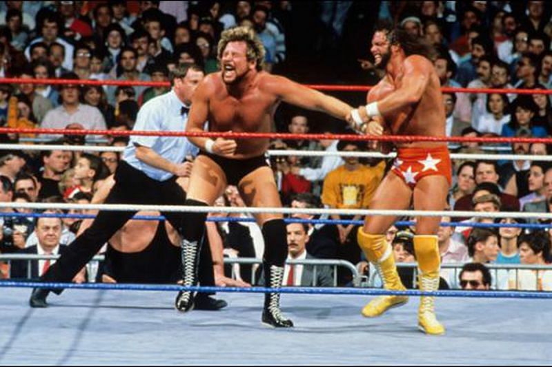 DiBiase aimed to capture the vacant WWF Championship but fell to Macho Man Randy Savage.