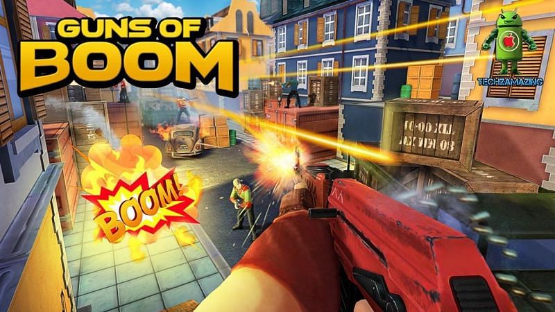 Guns of Boom is a first-person shooter (FPS) for mobile.