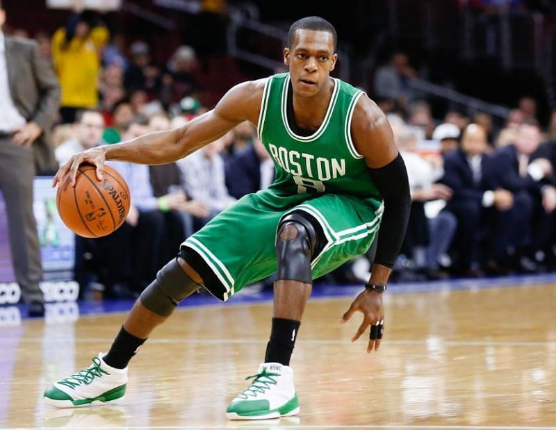 Rajon Rondo plays as a backup point guard for the Lakers currently.