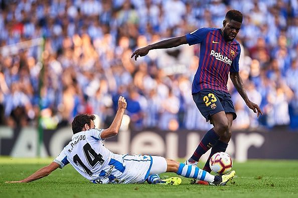 Someone as good as Umtiti is on the Blaugrana bench. Why is it bad though? They are competing among themselves only to get better.
