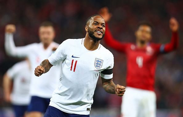 Sterling celebrates a well-deserved hattrick against