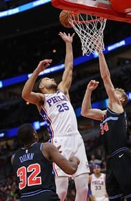 Ben Simmons -Philadelphia 76ers v Chicago Bulls