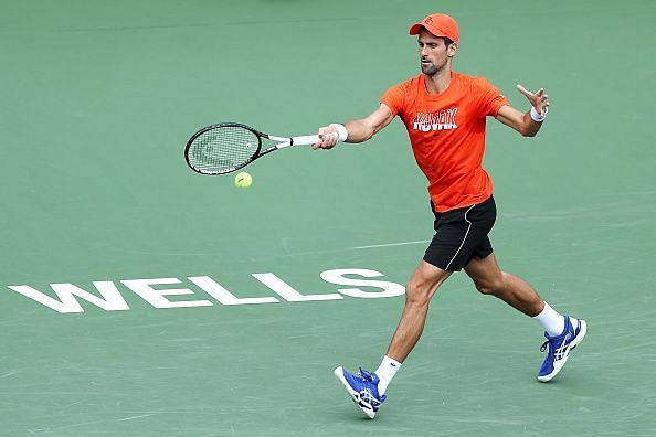 Novak Djokovic is eyeing his sixth title at Indian Wells