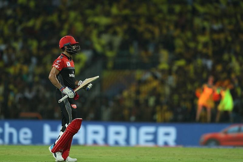 Kohli went back to the pavilion after scoring just 6 off 12 balls. (Image Courtesy: IPLT20)