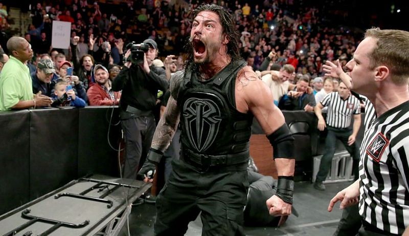 When Roman Reigns gets angry after the match