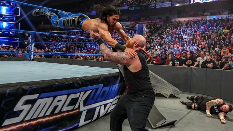 Ali came to the aid of Kevin Owens in his war with Erick Rowan.