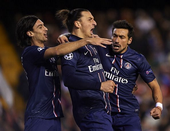 Pastore (left) and Lavezzi (right) were good creative players, but not among Europe&#039;s elite like Ibrahimovic