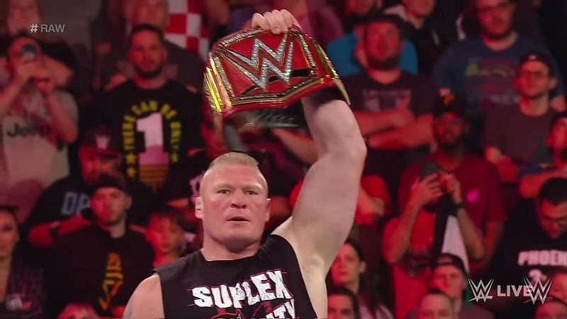 Brock Lesnar might leave WrestleMania as the Universal Champion
