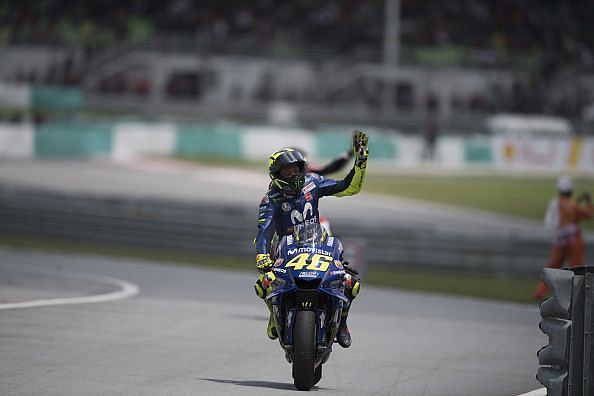 Valentino Rossi&#039;s career points tally went beyond 5000 points