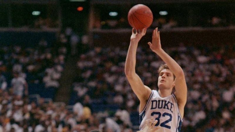 The game&#039;s climax saw Christian Laettner&Acirc;&nbsp;hit one of the most famous shots in basketball history (Picture Credit - Sporting News)